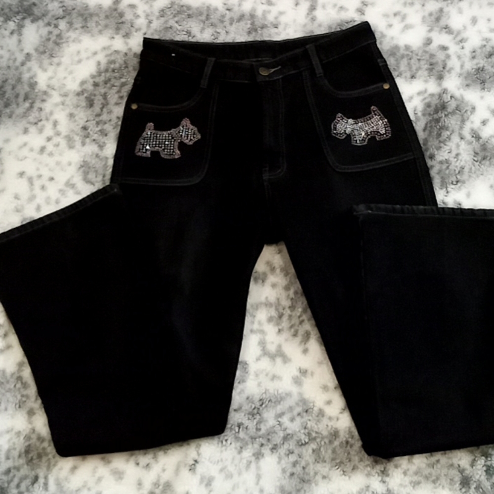 SHY GER BLACK 👖 JEANS great sale